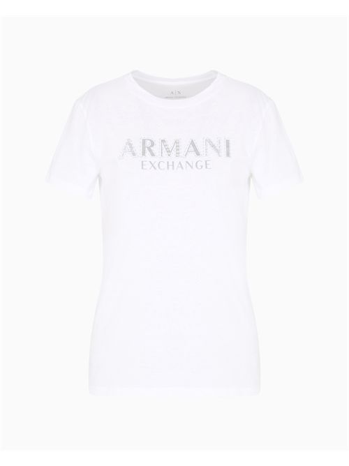 t-shirt woman white ARMANI EXCHANGE | XW000387AF10354/U0002